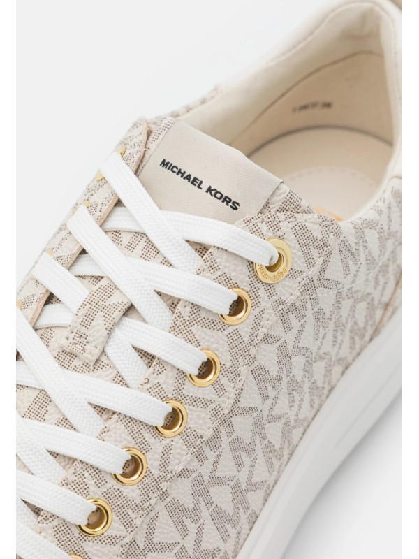 Michael Kors Emmett Lace Up Sneakers	vanilla