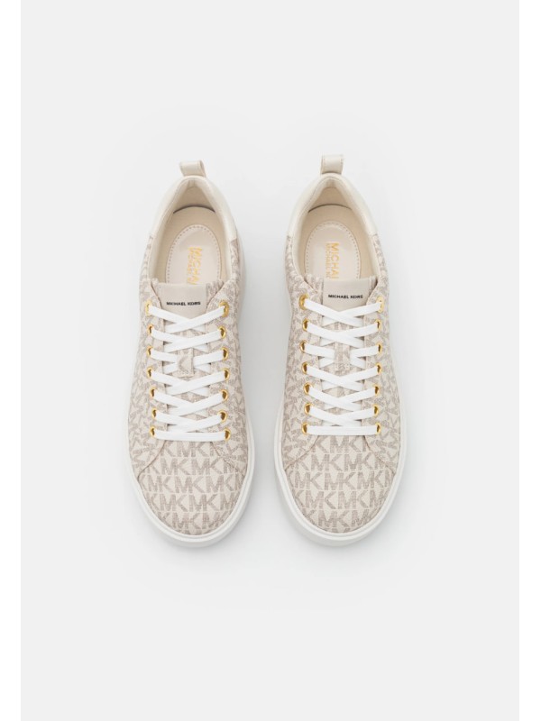 Michael Kors Emmett Lace Up Sneakers	vanilla