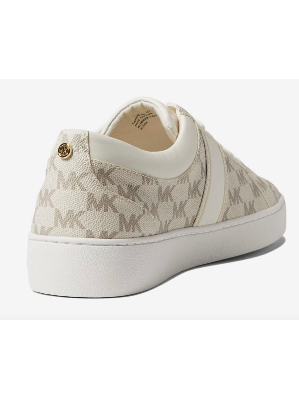 Michael Kors Juno Stripe Lace Up Sneakers vanilla