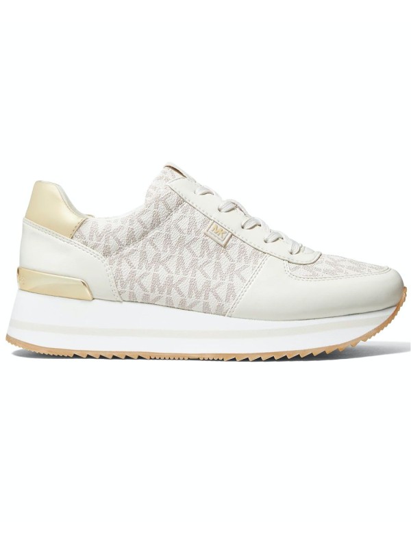 Кроссовки Michael Kors Women's Monique sneakers vanilla Logo