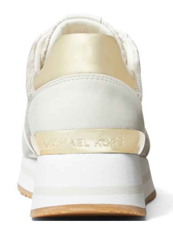 Кроссовки Michael Kors Women's Monique sneakers vanilla Logo