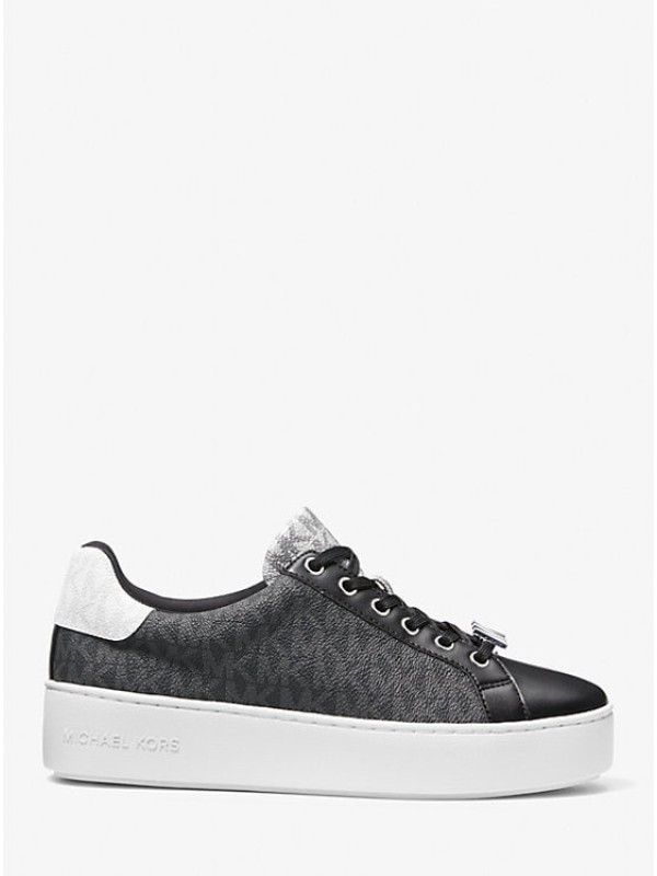 Кеди Michael Kors Poppy Trainer Black logo