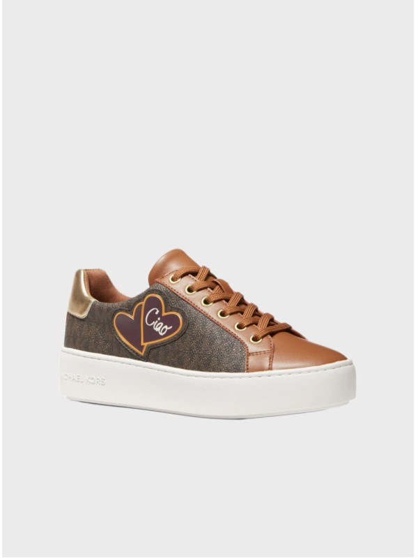 Кеди Michael Kors Poppy Trainer Brown multi