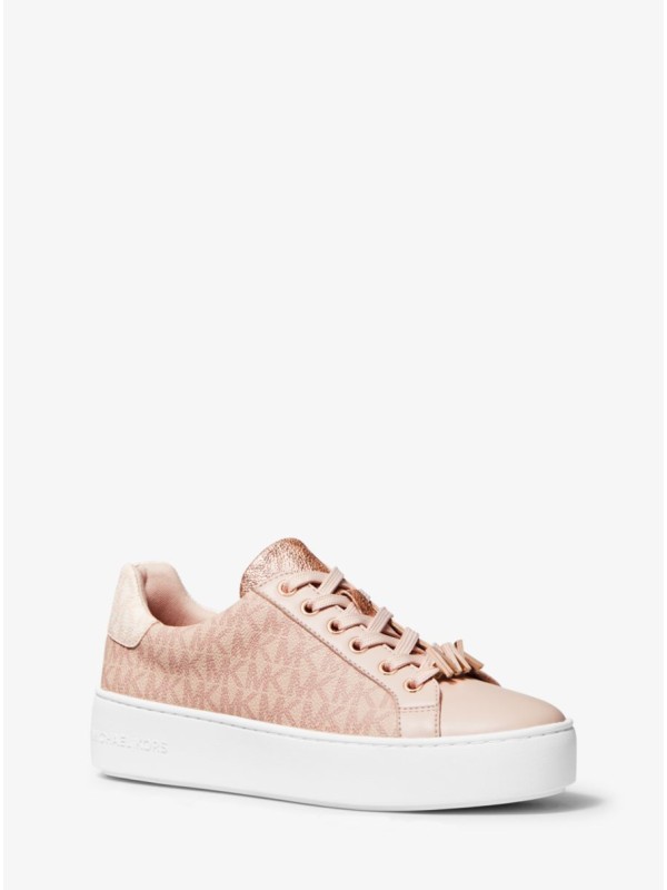 Кроссовки Michael Kors Poppy Trainer Sneakers Rose gold