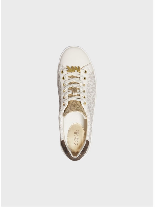 Кеды Michael Kors Poppy Trainer Vanilla Logo