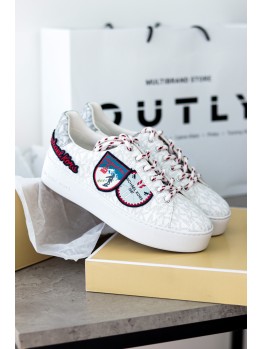Michael Kors Poppy Trainer Sneakers white logo