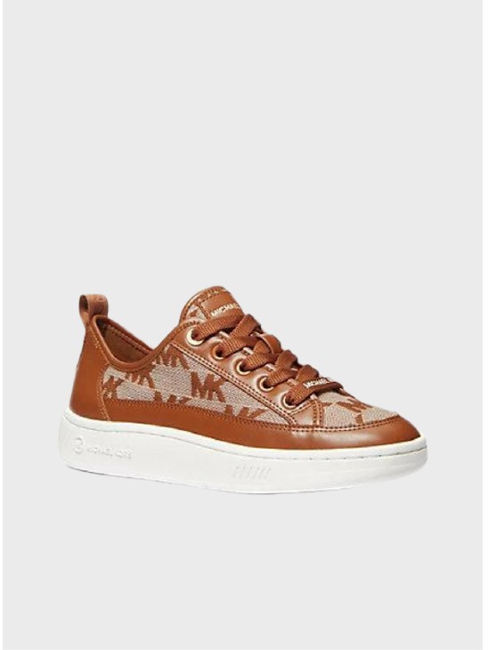 Кеди Michael Kors Shea Lace Up Brown Logo