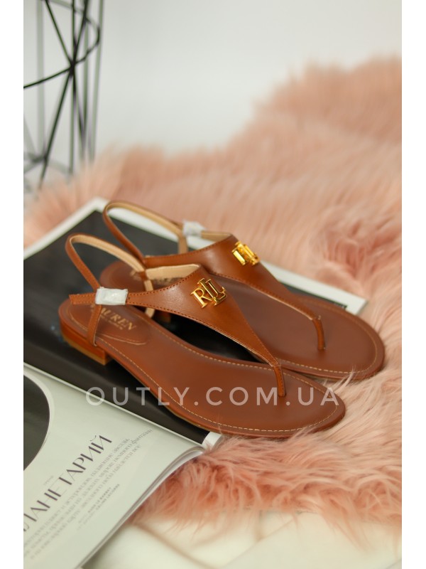 Босонжки Ralph Lauren Ellington Flat, Brown