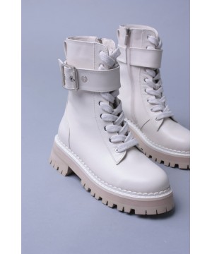 Осенние ботинки the.Afina Classic boots White