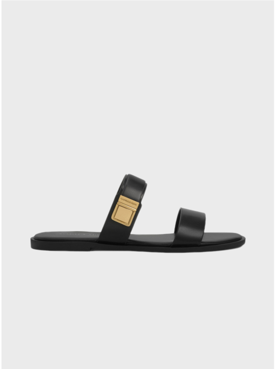 Босоніжки Charles & Keith Dove Double-Strap Black