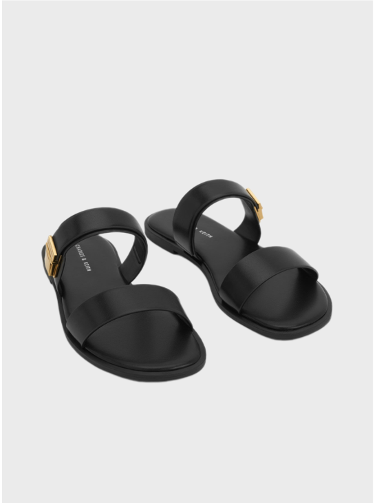 Босоніжки Charles & Keith Dove Double-Strap Black
