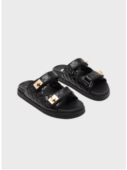 Шльопанці Steve Madden Schmona Black
