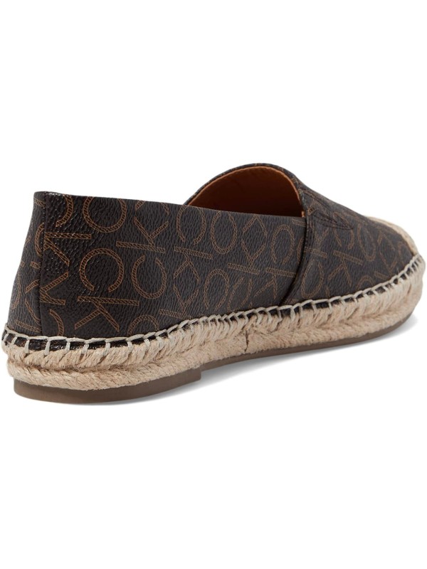 Еспадрильи Calvin Klein Popular slip on Taupe Logo Dark Brown