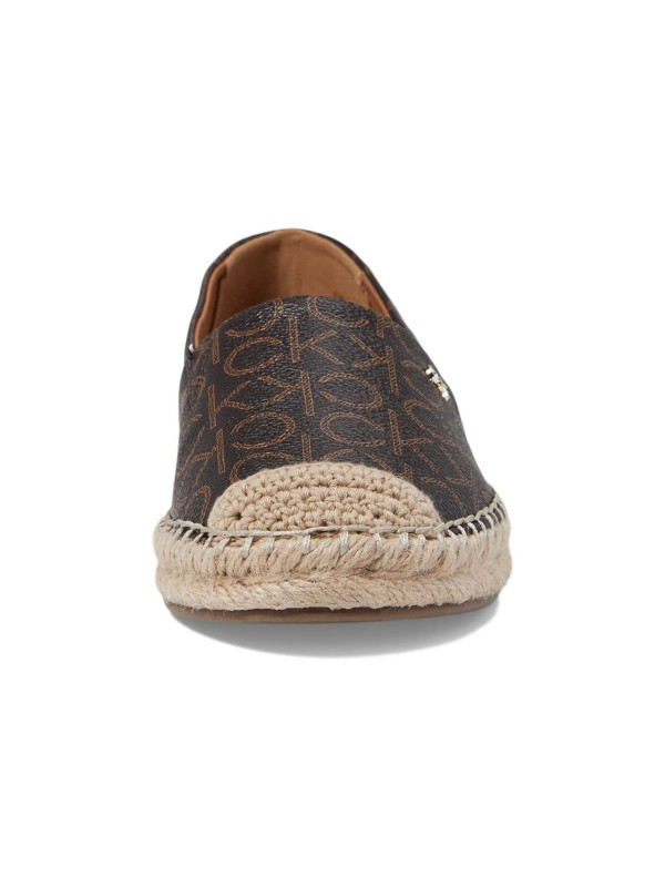 Еспадрильи Calvin Klein Popular slip on Taupe Logo Dark Brown