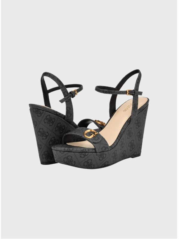 Эспадрильи Guess Himifa Heels Black Logo