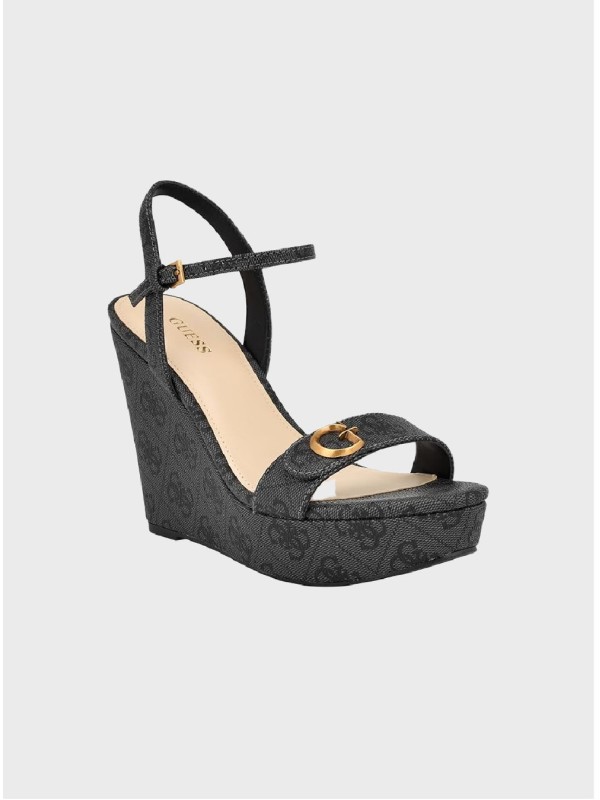 Эспадрильи Guess Himifa Heels Black Logo