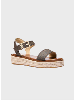Босоножки Michael Kors Richie Signature Platform Brown Logo