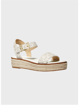 Босоножки Michael Kors Richie Signature Platform Vanilla Logo