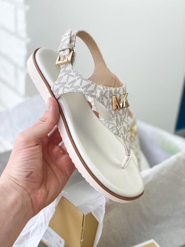 Босоніжки Michael Kors Jilly Flat, Vanilla Logo