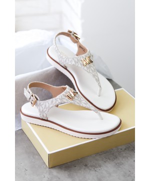 Босоножки Michael Kors Jilly Flat, Vanilla Logo