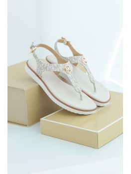 Босоножки Michael Kors Judy Thong, Vanilla Logo