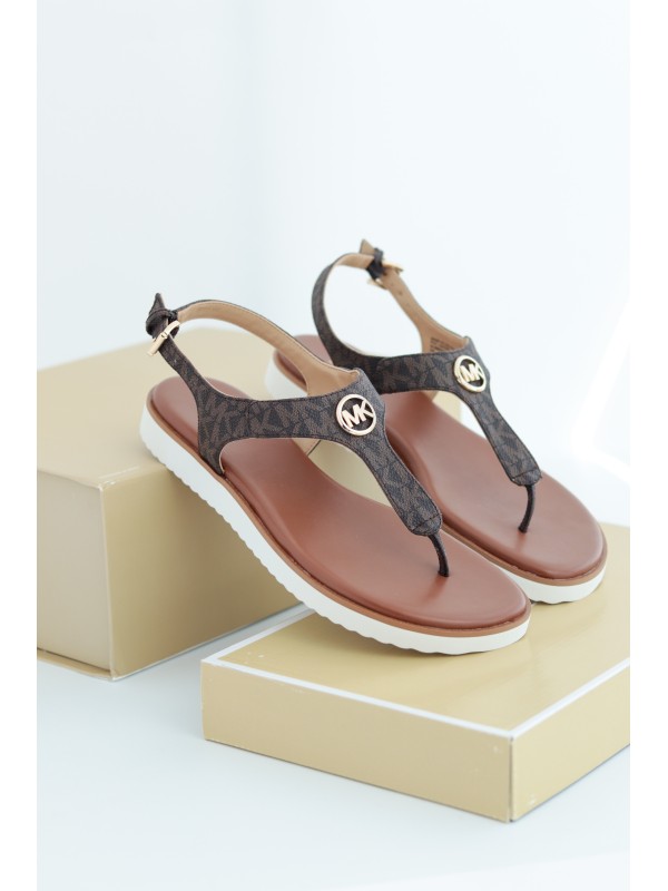 Босоножки Michael Kors Judy Thong, Brown Logo