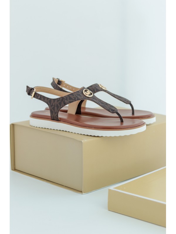 Босоніжки Michael Kors Judy Thong, Brown Logo