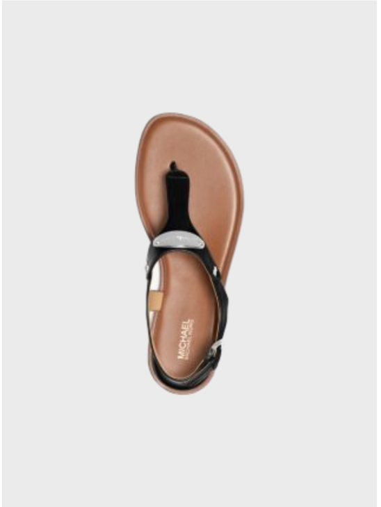 Босоніжки Michael Kors Plate Thong Faux Leather Black