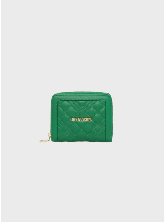 Кошелек Love Moschino SLG Quilted Green