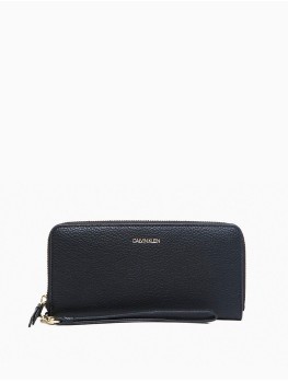 Женский кошелек Calvin klein Pebble Logo Zip Continental Wallet