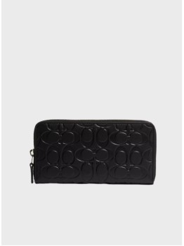 Чоловічий гаманець Coach Accordion In Signature Leather Black