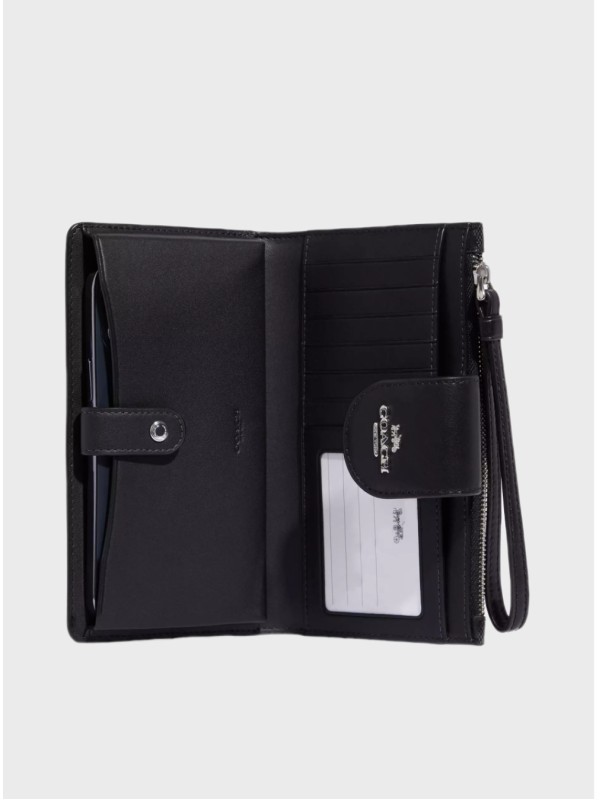 Гаманець Coach Phone In Colorblock Signature Canvas Black