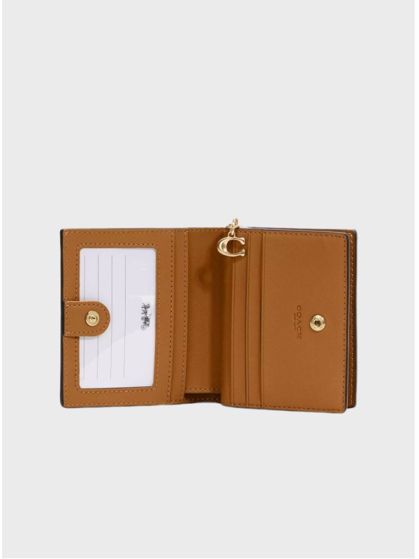 Кошелёк Coac Snap Wallet In Signature Canvas Gold/Beige