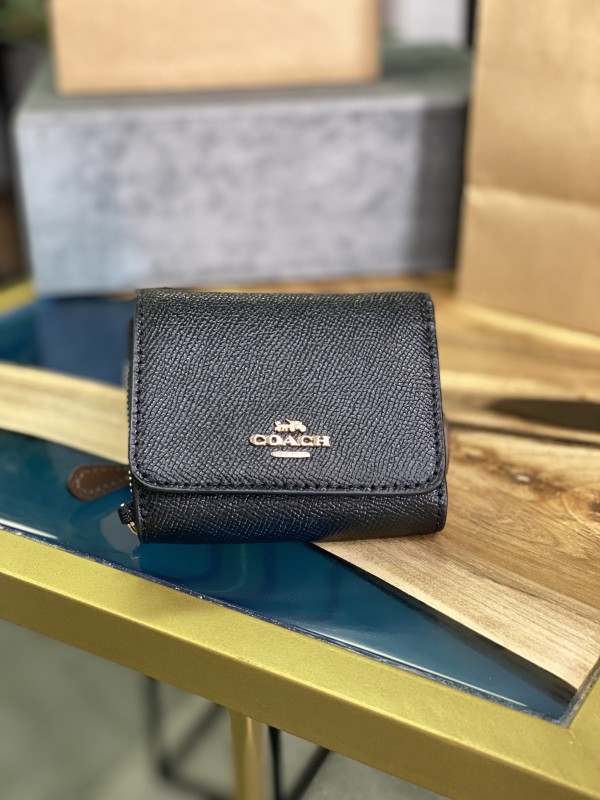 Гаманець Coach Signature Black Leather