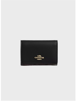 Жіночий гаманець Coach Micro In Signature Canvas Black/Brown