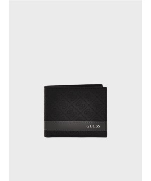 Чоловічий гаманець Guess Mesa Quattro G Billfold Black