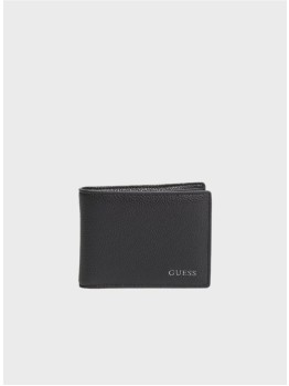 Чоловічий гаманець Guess Billfold Pull Out Card Case Black