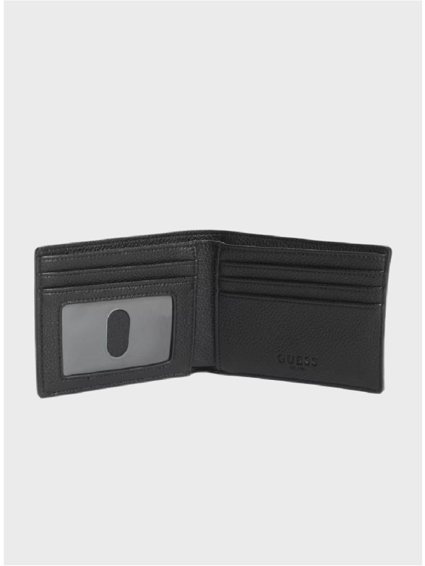 Чоловічий гаманець Guess Billfold Pull Out Card Case Black