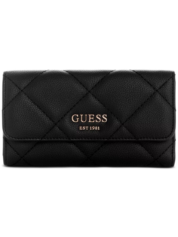 Кошелек GUESS Fantine Large Flap Wallet Black