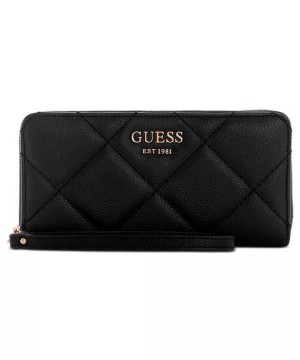 Гаманець GUESS Fantine Large Zip Around Wallet Black