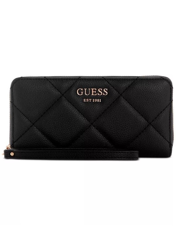 Кошелек GUESS Fantine Large Zip Around Wallet Black