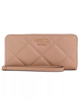 Гаманець GUESS Fantine Large Zip Around Wallet Light Rum