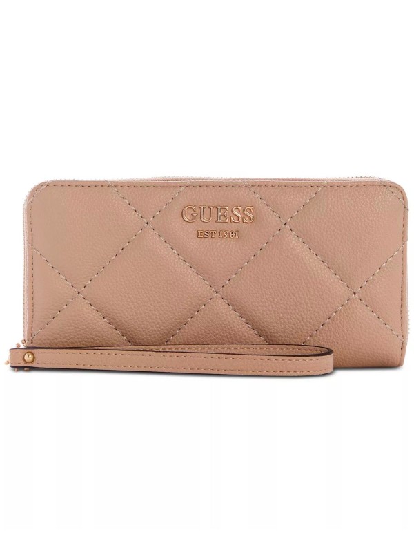 Гаманець GUESS Fantine Large Zip Around Wallet Light Rum