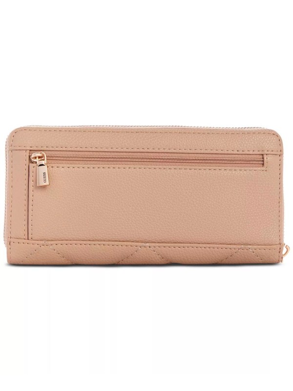 Гаманець GUESS Fantine Large Zip Around Wallet Light Rum