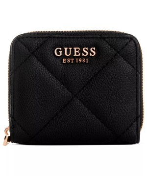 Гаманець GUESS Fantine Small Zip Around Wallet Black