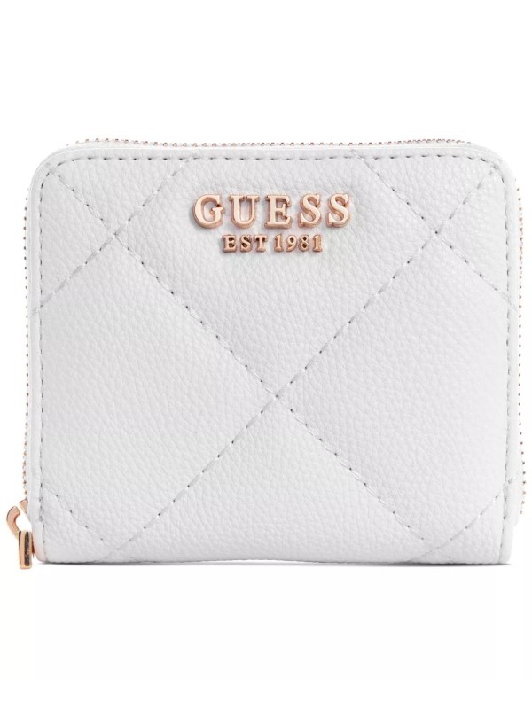 Гаманець GUESS Fantine Small Zip Around Wallet White