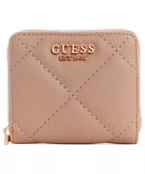 Кошелек GUESS Fantine Small Zip Around Wallet Light Rum