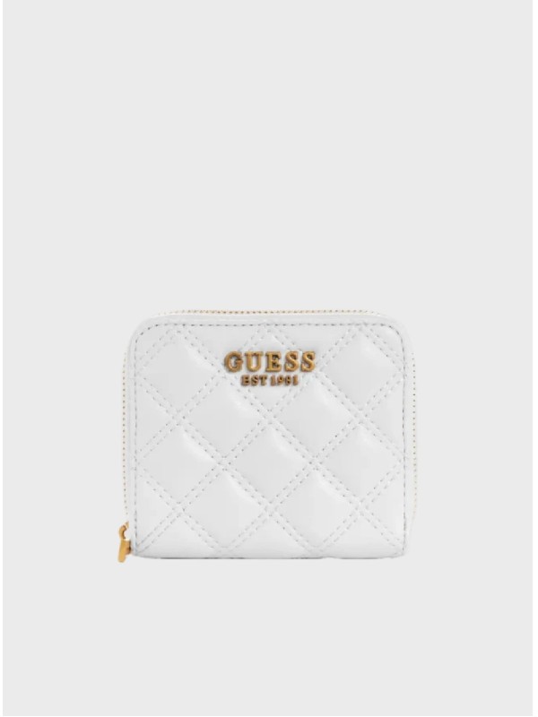 Кошелек Guess Giully Small Zip-Around Wallet White