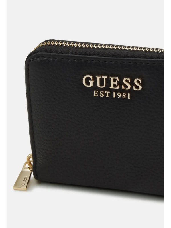 Кошелек GUESS Kersti Small Zip-Around Wallet Black