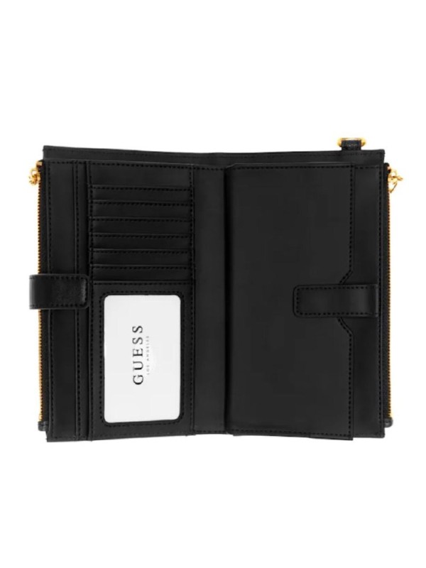 Кошелек GUESS Kristle Zip Organizer Black Logo